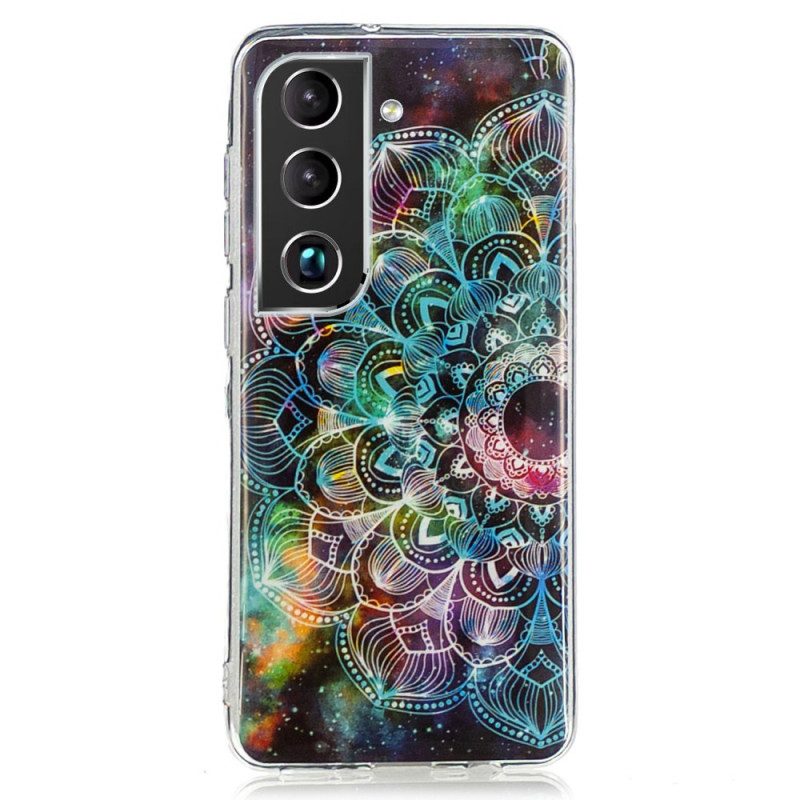 Hoesje voor Samsung Galaxy S22 5G Fluorescerende Bloemenserie