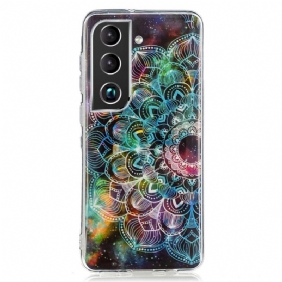 Hoesje voor Samsung Galaxy S22 5G Fluorescerende Bloemenserie