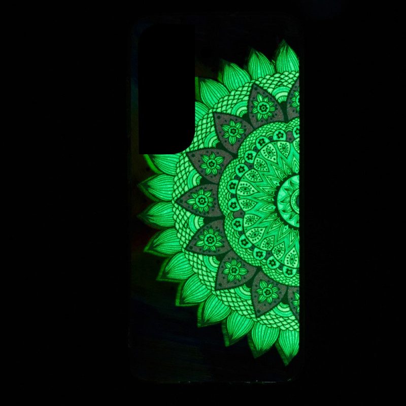 Hoesje voor Samsung Galaxy S22 5G Fluorescerende Bloemenserie