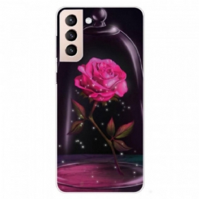 Hoesje voor Samsung Galaxy S22 5G Magisch Roze