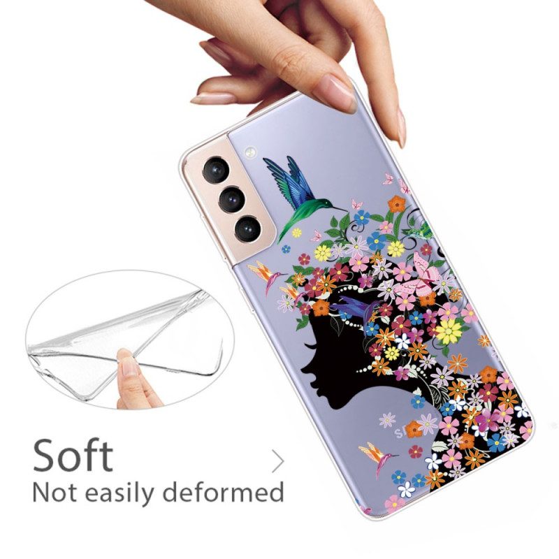 Hoesje voor Samsung Galaxy S22 5G Mooi Bloemhoofd