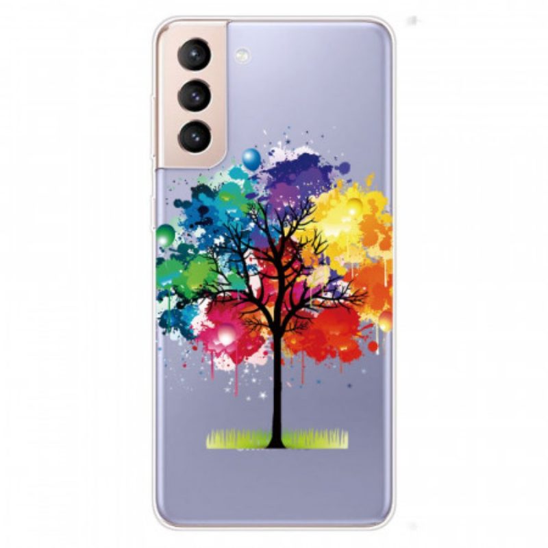 Hoesje voor Samsung Galaxy S22 5G Naadloze Aquarel Boom