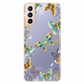 Hoesje voor Samsung Galaxy S22 5G Ontwerp Vlinders