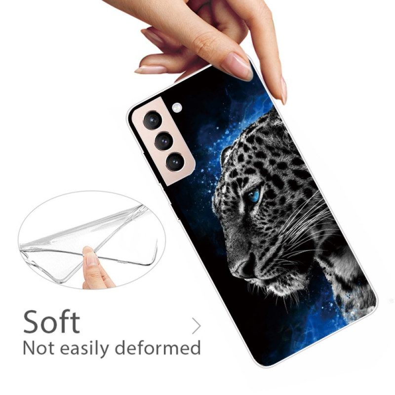 Hoesje voor Samsung Galaxy S22 5G Tijger Gezicht