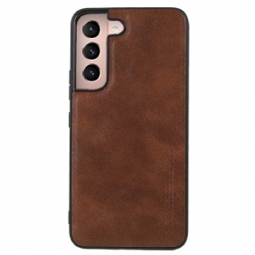 Hoesje voor Samsung Galaxy S22 5G X-level Vintage Leereffect