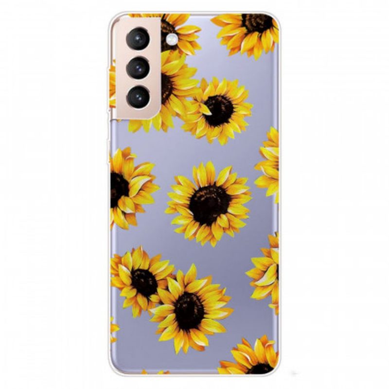 Hoesje voor Samsung Galaxy S22 5G Zonnebloemen