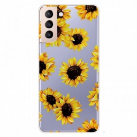 Hoesje voor Samsung Galaxy S22 5G Zonnebloemen