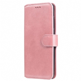 Leren Hoesje voor Samsung Galaxy S22 5G Klassiek