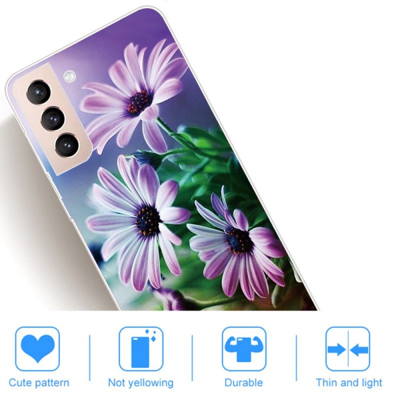 Telefoonhoesje voor Samsung Galaxy S22 5G Realistische Bloemen