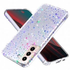 Telefoonhoesje voor Samsung Galaxy S22 5G Siliconen Flexibele Sterren