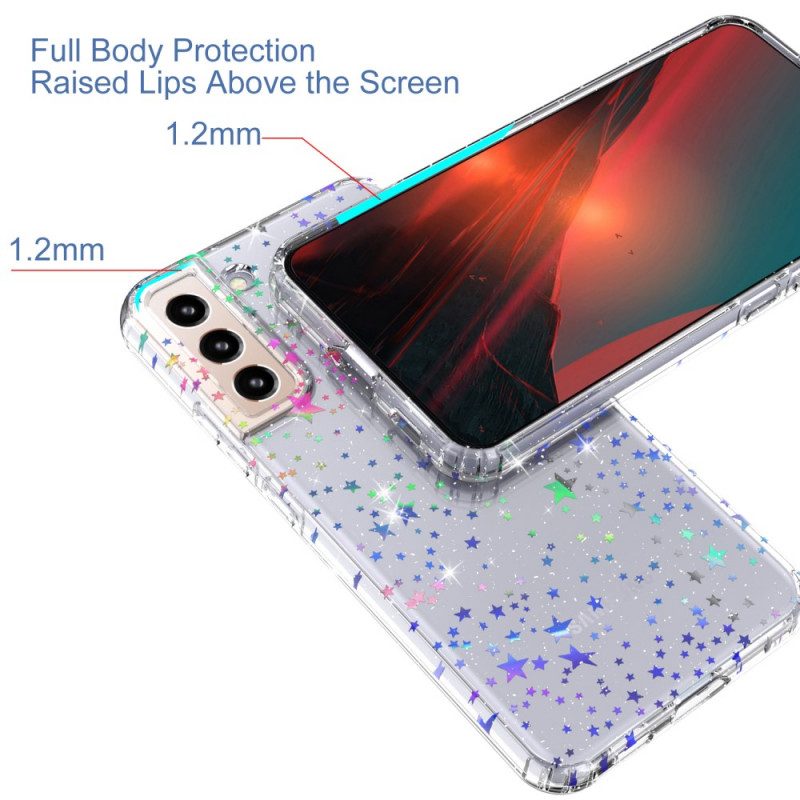 Telefoonhoesje voor Samsung Galaxy S22 5G Siliconen Flexibele Sterren