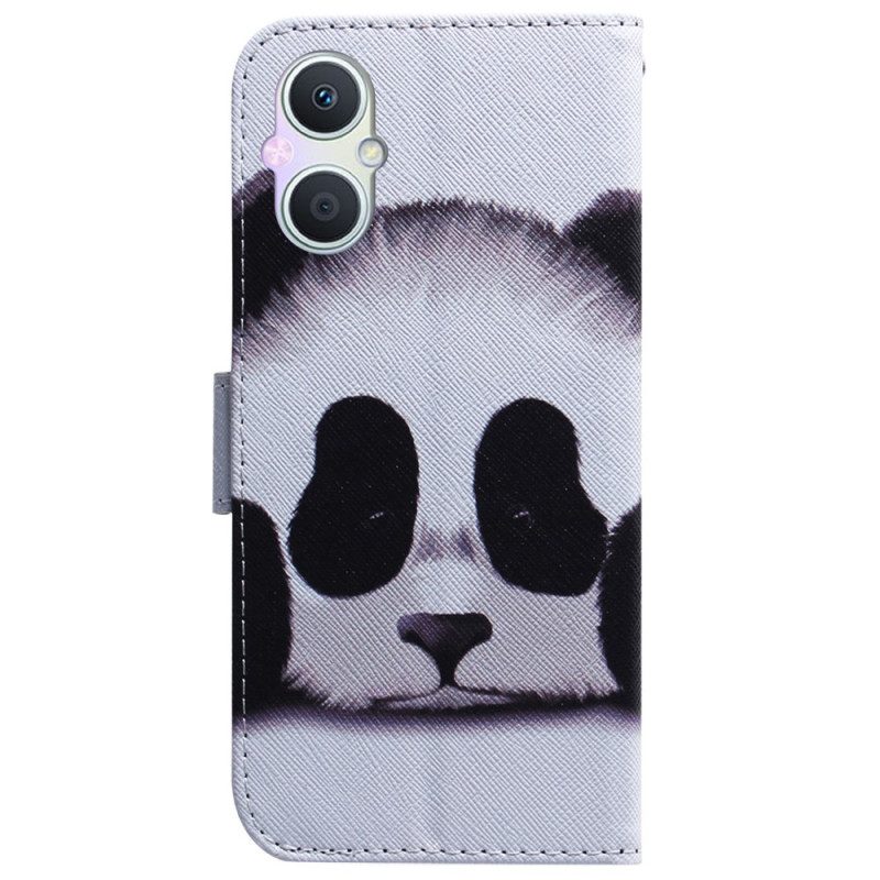 Folio-hoesje voor Oppo Reno 8 Lite Panda