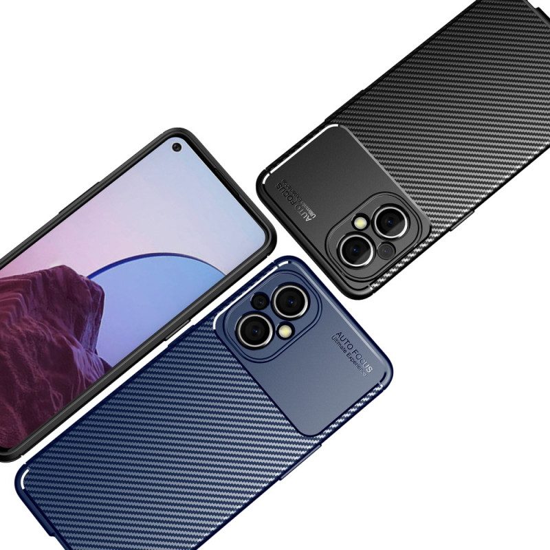 Hoesje voor Oppo Reno 8 Lite Flexibele Koolstofvezel