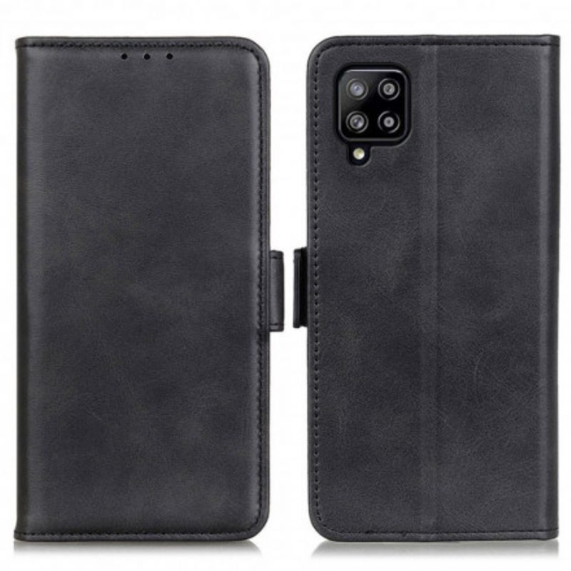 Flip Case voor Samsung Galaxy A22 Folio-hoesje Vintage Dubbele Klep