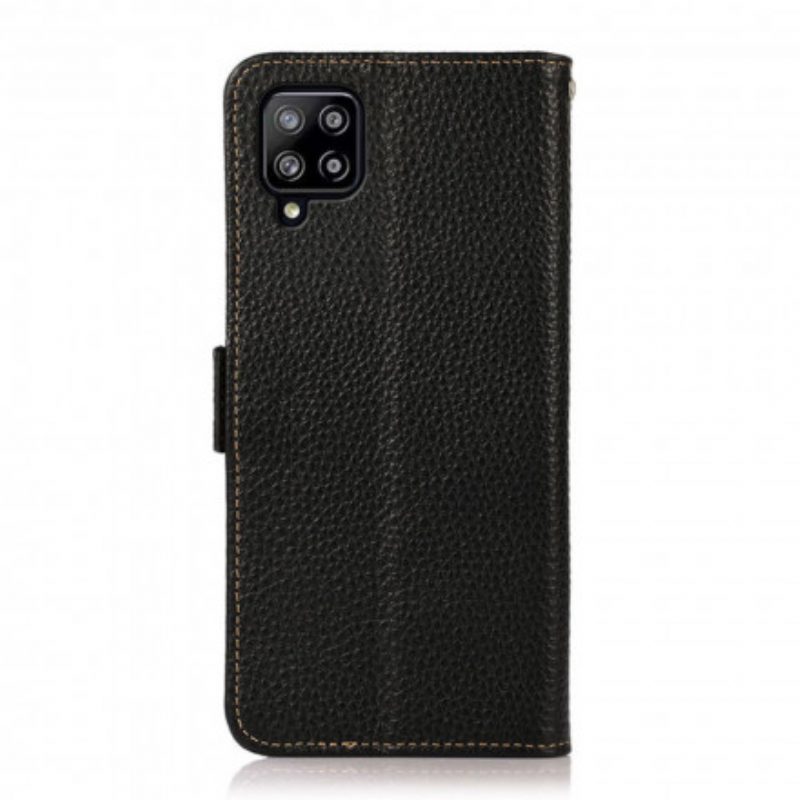 Flip Case voor Samsung Galaxy A22 Lychee Leer Khazneh Rfid