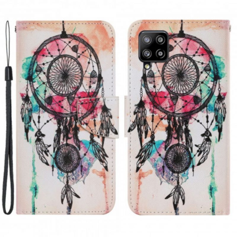 Folio-hoesje voor Samsung Galaxy A22 Dromenvanger Aquarel