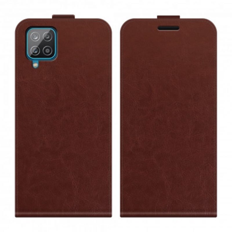 Folio-hoesje voor Samsung Galaxy A22 Flip Case Verticale Flap Met Leereffect