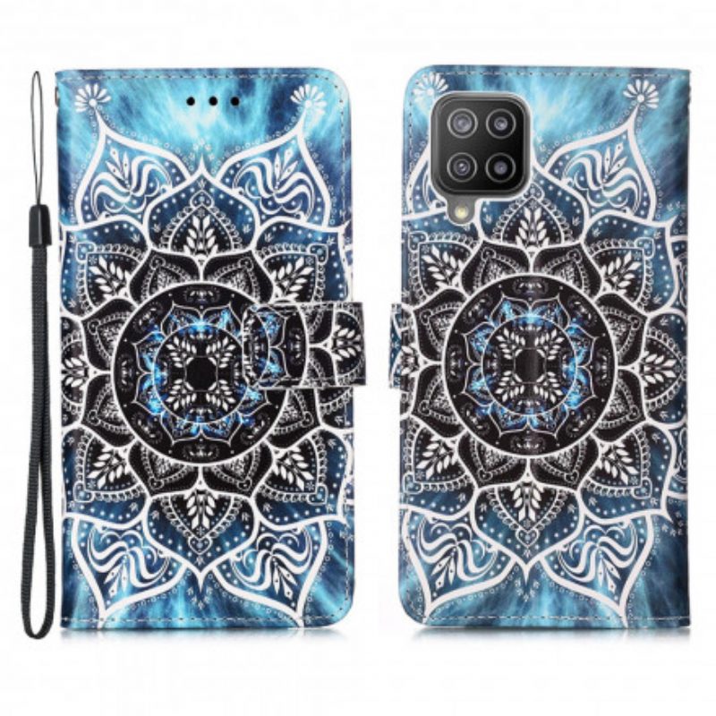 Folio-hoesje voor Samsung Galaxy A22 Mandala In De Lucht