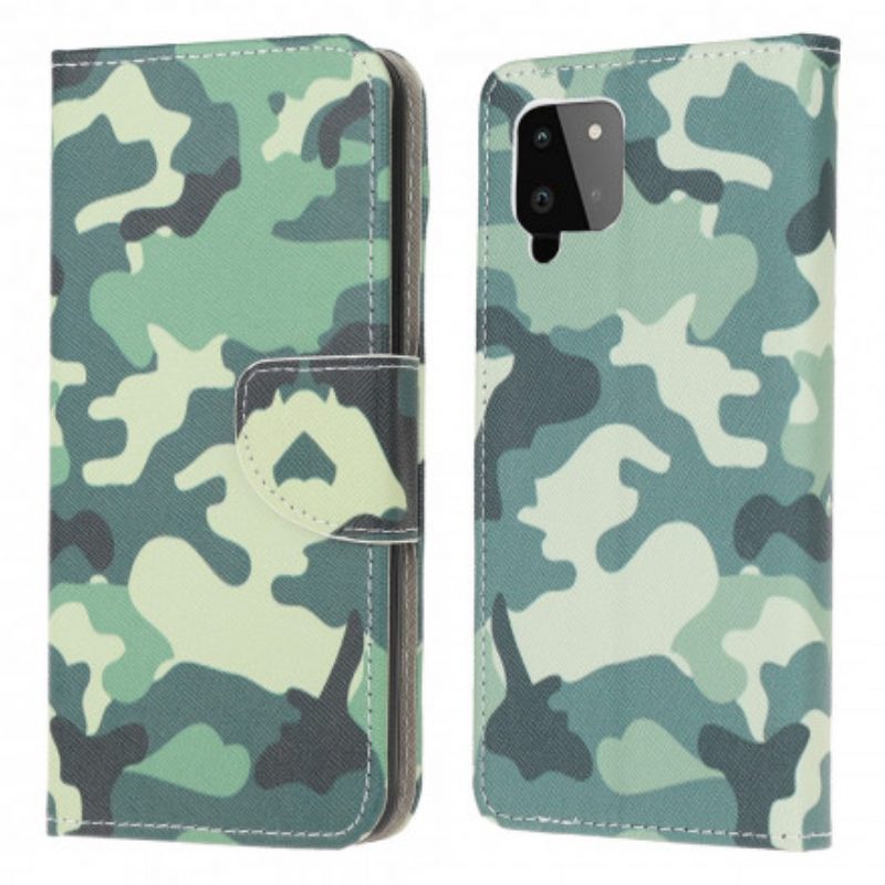 Folio-hoesje voor Samsung Galaxy A22 Militaire Camouflage