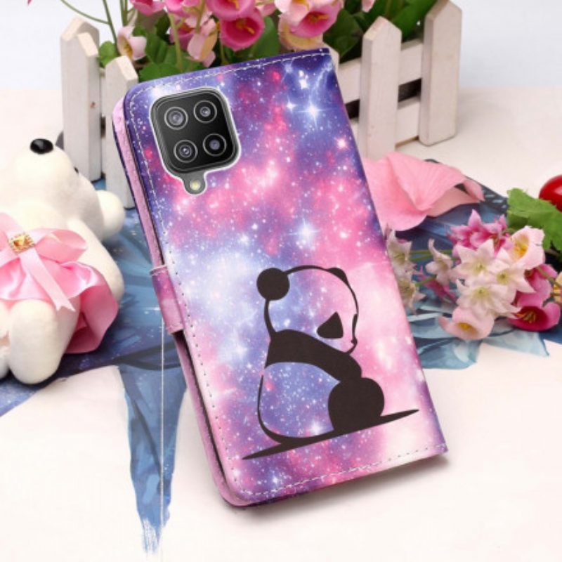 Folio-hoesje voor Samsung Galaxy A22 Panda Galaxy