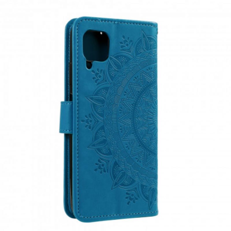 Folio-hoesje voor Samsung Galaxy A22 Zon Mandala