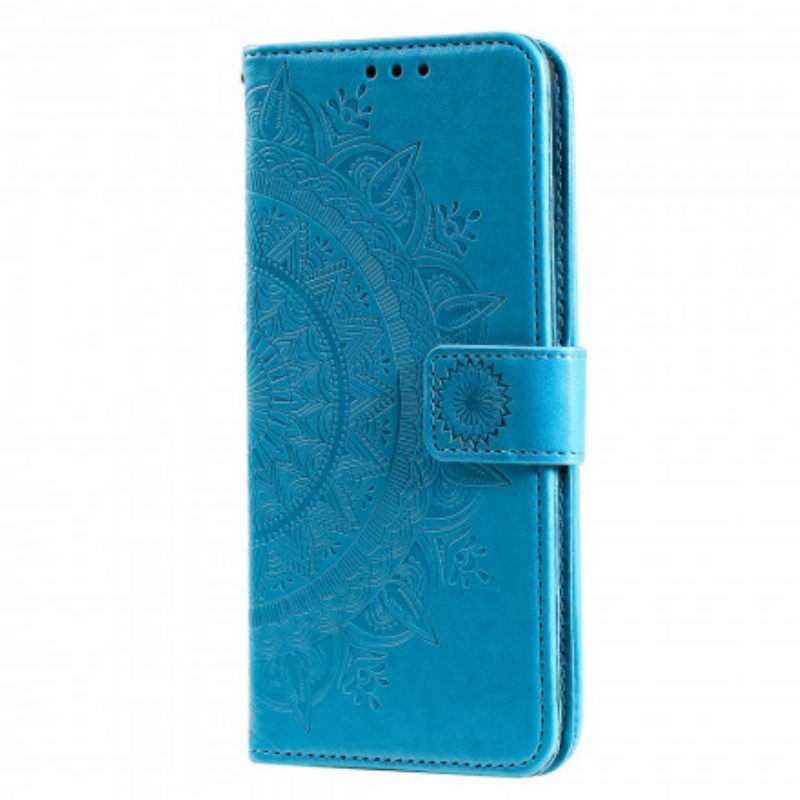 Folio-hoesje voor Samsung Galaxy A22 Zon Mandala