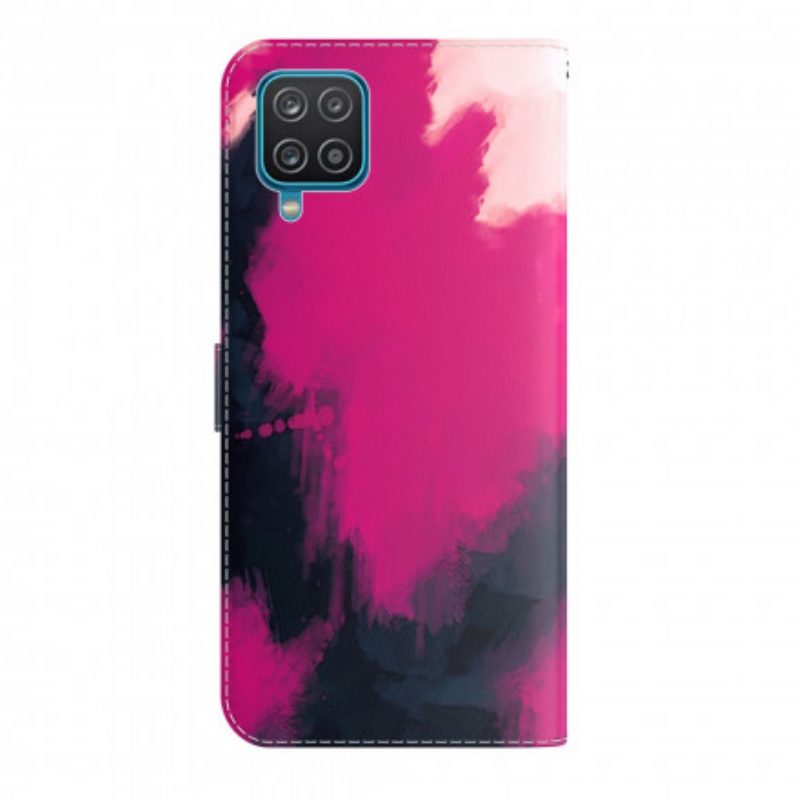 Leren Hoesje voor Samsung Galaxy A22 Abstractie