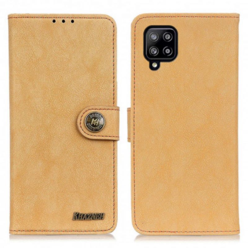 Leren Hoesje voor Samsung Galaxy A22 Khazneh Retro Split Kunstleer