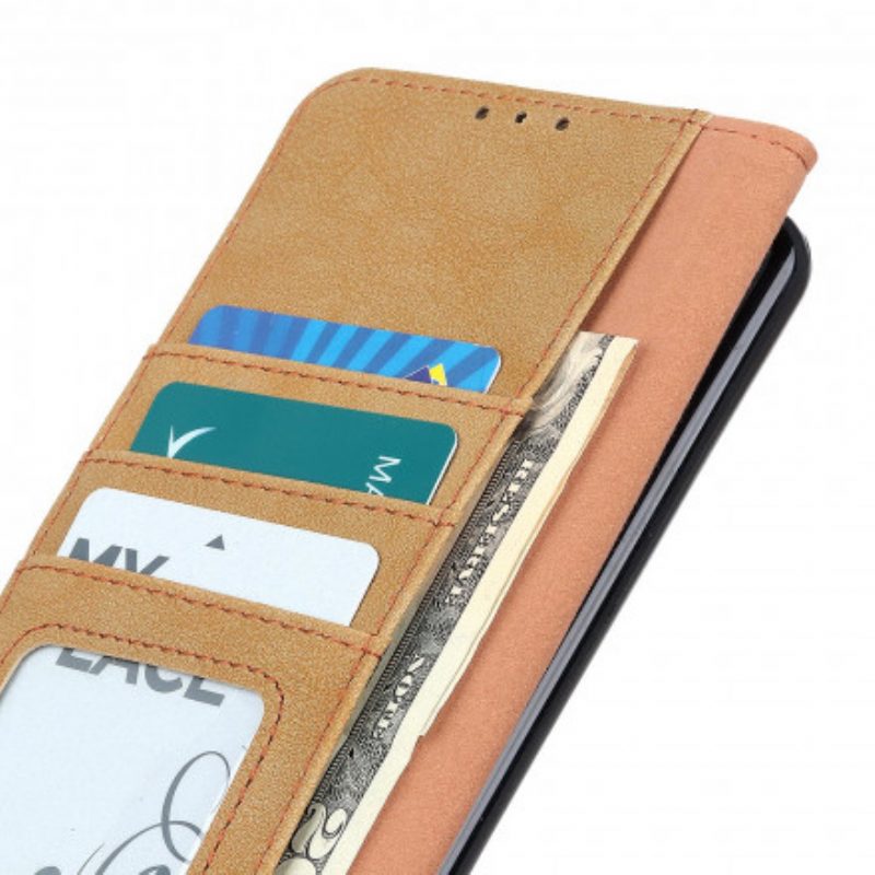 Leren Hoesje voor Samsung Galaxy A22 Khazneh Retro Split Kunstleer