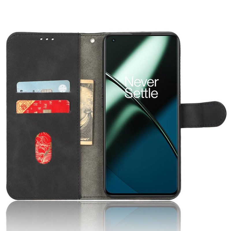 Leren Hoesje voor OnePlus 11 5G Skin-touch-gevoel