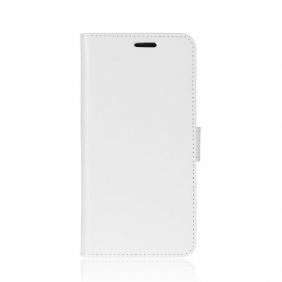 Flip Case voor Samsung Galaxy A71 Fijn Leereffect