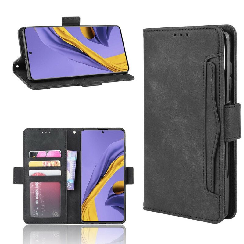 Flip Case voor Samsung Galaxy A71 Premier Class Met Meerdere Kaarten