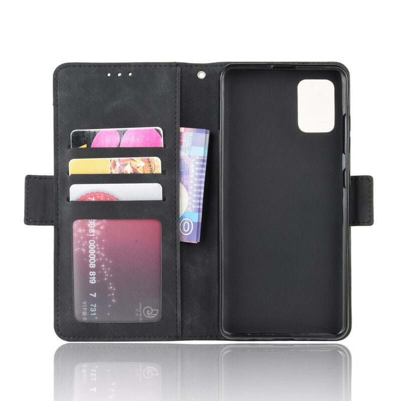 Flip Case voor Samsung Galaxy A71 Premier Class Met Meerdere Kaarten