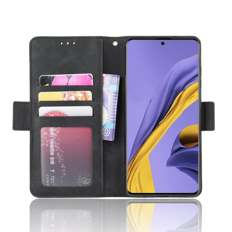 Flip Case voor Samsung Galaxy A71 Premier Class Met Meerdere Kaarten