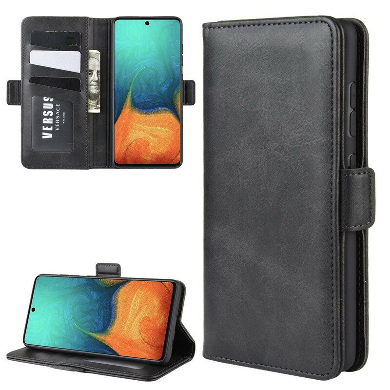 Folio-hoesje voor Samsung Galaxy A71 Flip Case Dubbele Klep