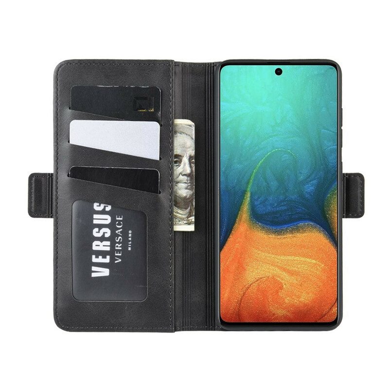 Folio-hoesje voor Samsung Galaxy A71 Flip Case Dubbele Klep