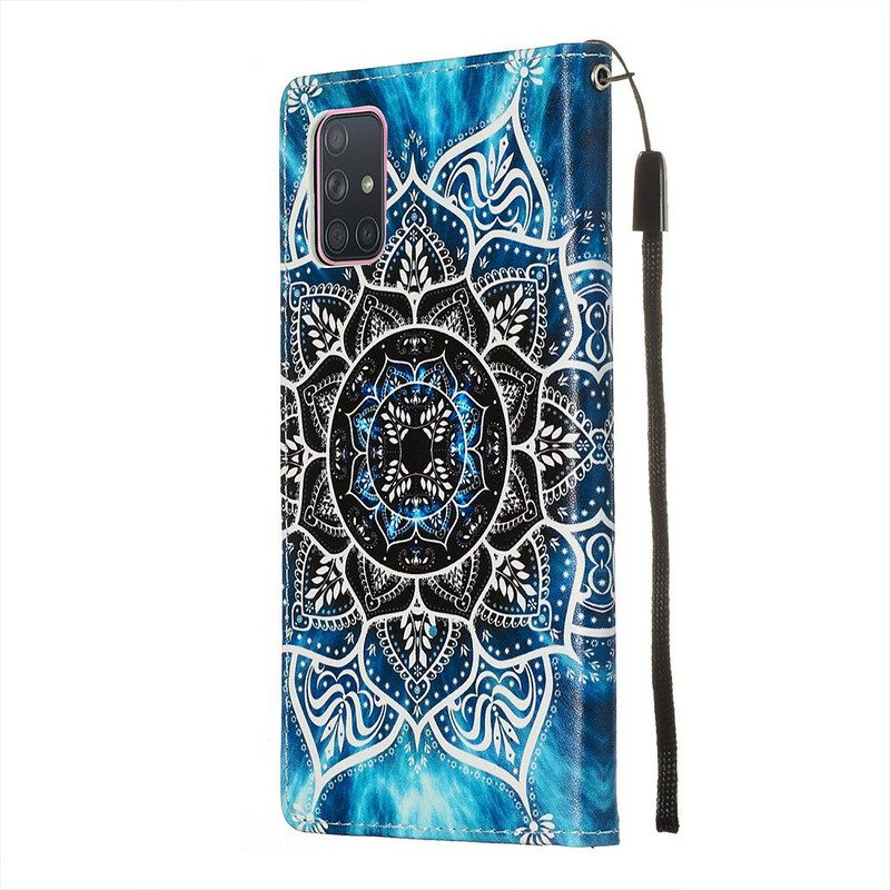 Folio-hoesje voor Samsung Galaxy A71 Mandala In De Lucht