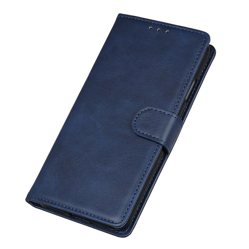 Folio-hoesje voor Samsung Galaxy A71 Retro Mat Leereffect