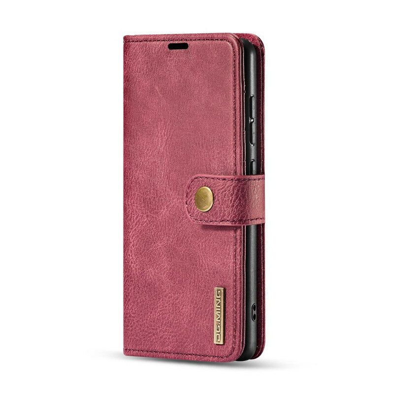 Hoesje Folio-hoesje voor Samsung Galaxy A71 Dg. Ming Afneembaar