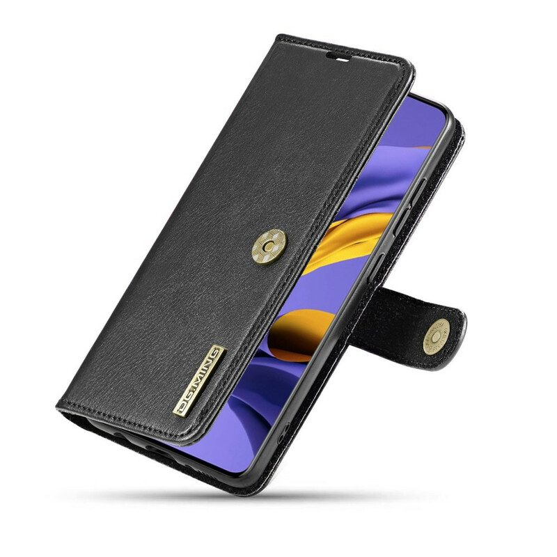 Hoesje Folio-hoesje voor Samsung Galaxy A71 Dg. Ming Afneembaar