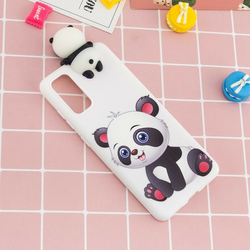 Hoesje voor Samsung Galaxy A71 3d Leuke Panda