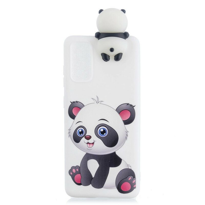 Hoesje voor Samsung Galaxy A71 3d Leuke Panda