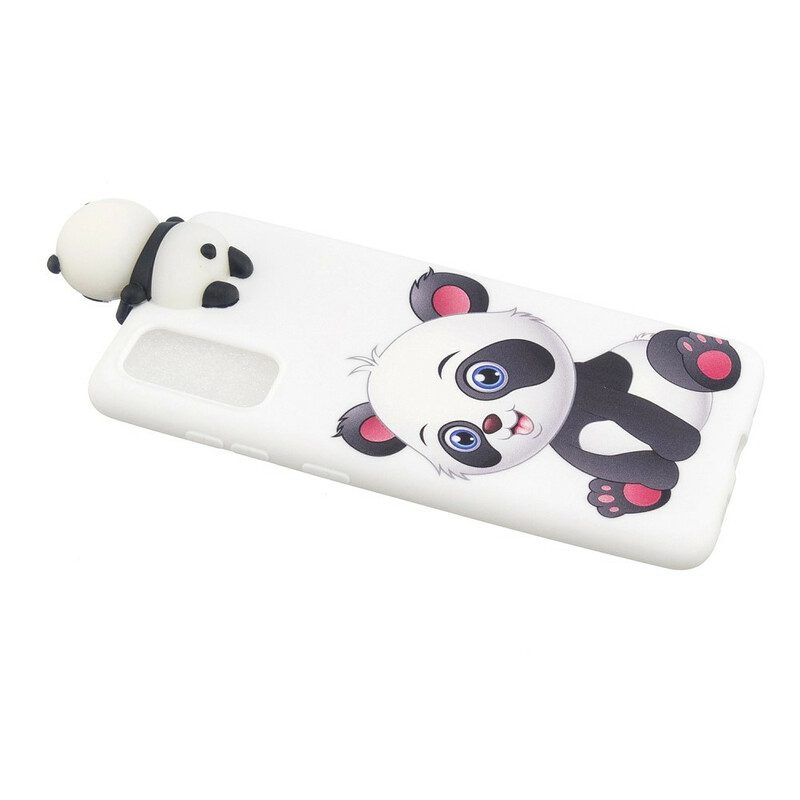 Hoesje voor Samsung Galaxy A71 3d Leuke Panda