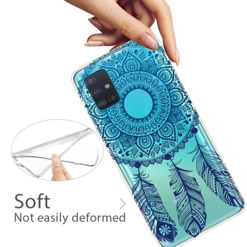 Hoesje voor Samsung Galaxy A71 Enkelbloemige Mandala