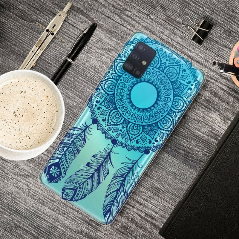 Hoesje voor Samsung Galaxy A71 Enkelbloemige Mandala