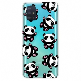 Hoesje voor Samsung Galaxy A71 Top Panda's Plezier