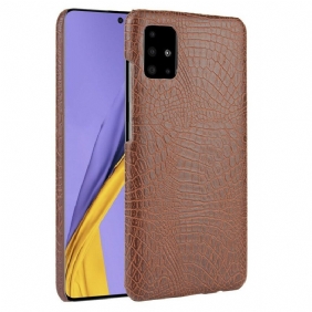 Telefoonhoesje voor Samsung Galaxy A71 Krokodillenhuid-effect