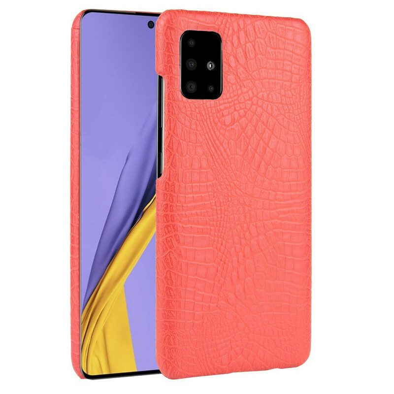 Telefoonhoesje voor Samsung Galaxy A71 Krokodillenhuid-effect