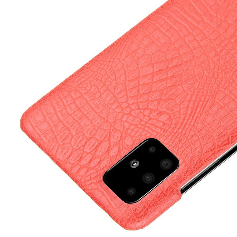 Telefoonhoesje voor Samsung Galaxy A71 Krokodillenhuid-effect