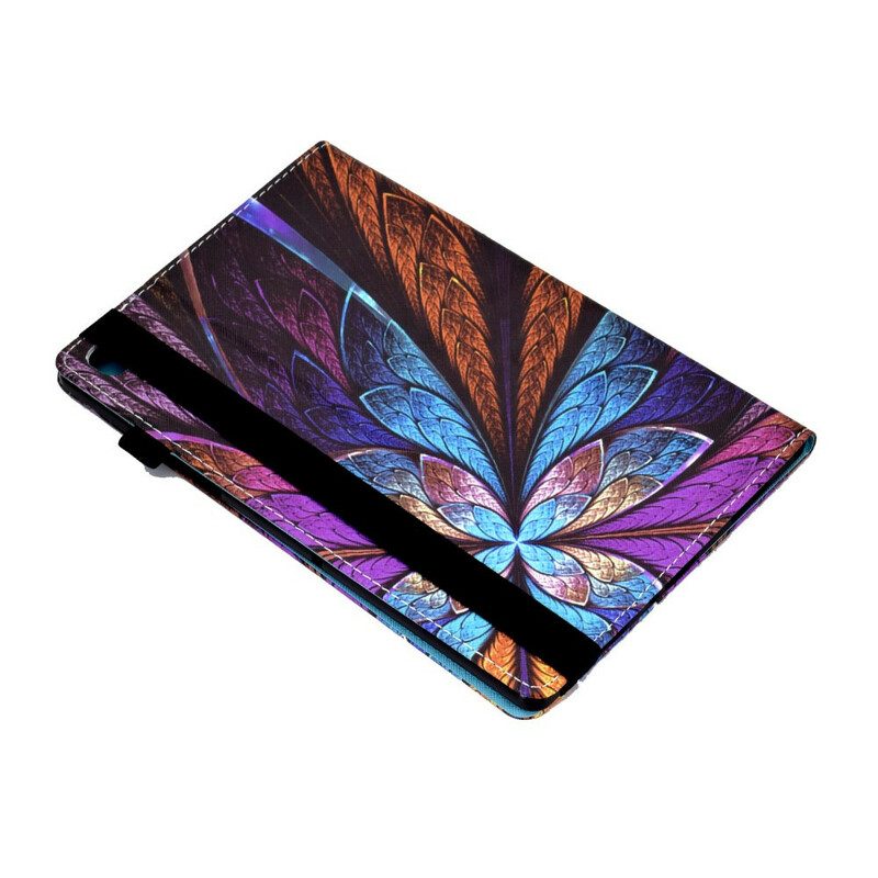 Cover voor Samsung Galaxy Tab A7 Lite Abstracte Bloem